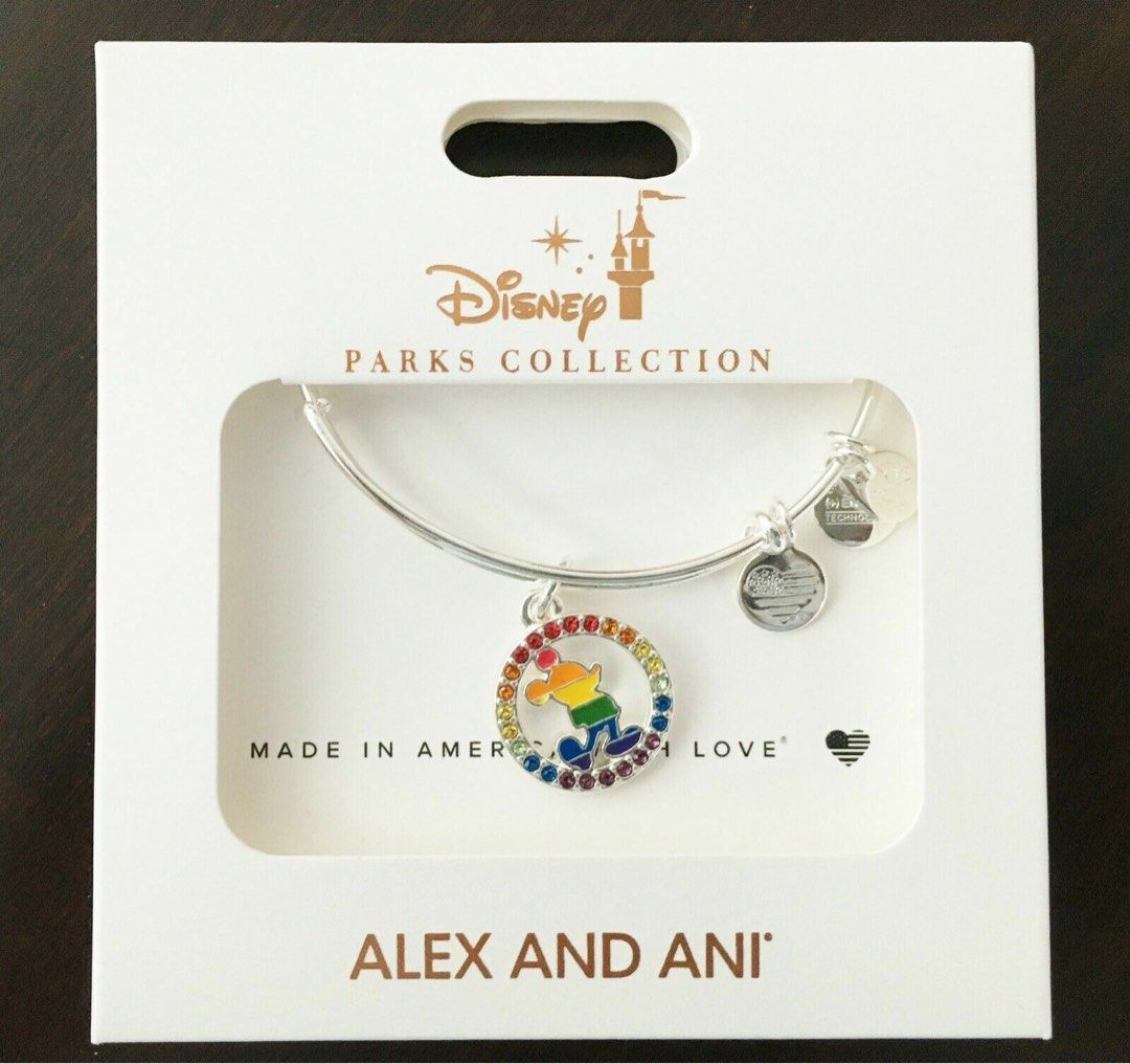 Disney bracelet rainbow mickey lgbt gay pride alex and ani Carousell