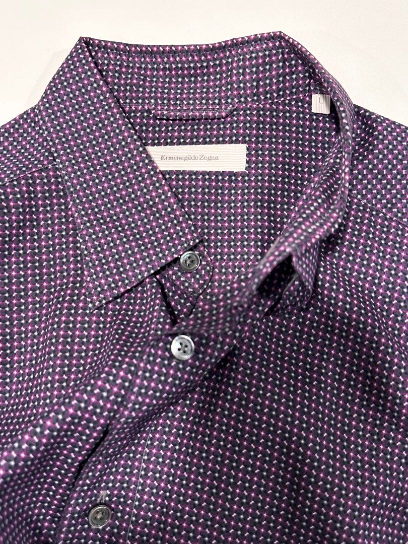 Ermenegildo Zegna Dress Shirt L Size, Luxury, Apparel on Carousell