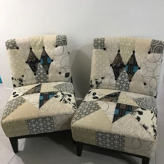 Fabric Armchair Set