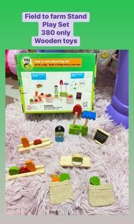 FIELD TO FARM STAND WOODEN TOYS