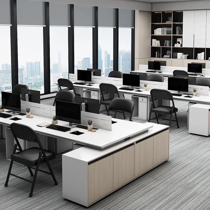 Portable office store chair and table