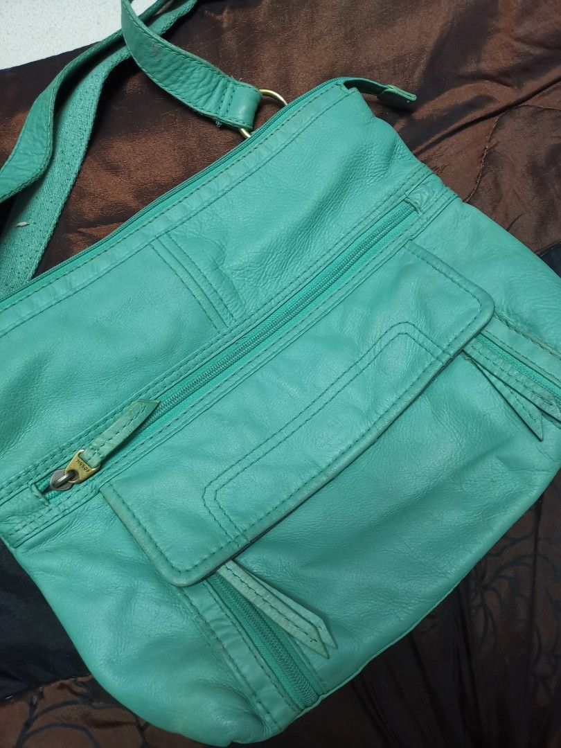 Fossil bag leather, Women's Fashion, Bags & Wallets, Shoulder Bags on