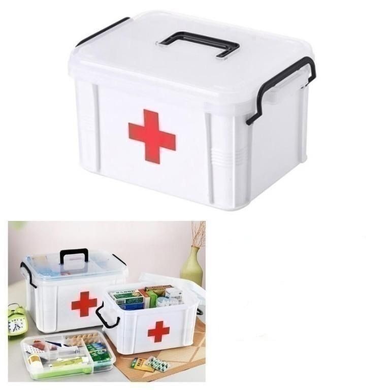 FREE DELIVERY) First Aid Box, Hobbies & Toys, Stationery & Craft, Craft  Supplies & Tools on Carousell