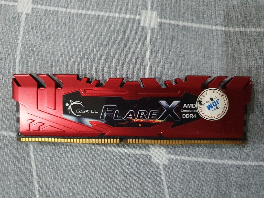 G. SKILL FLARE X (Category: Computer Parts) located in Quezon City. Submitted by ealtairz03 (Listing ID 1213312925, Image 1). Description: - Well used - RFS: Upgraded RAM - DDR4-2400 8GB.