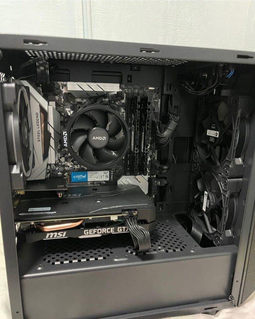 Tour PC Gamer Ryzen 5 / GTX 1660 / 32 Go RAM - Excellent État
