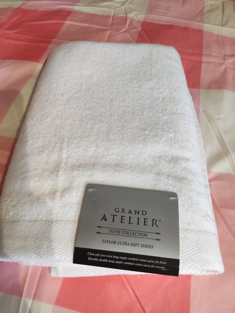 Grand Atelier bath towel Furniture Home Living Bedding