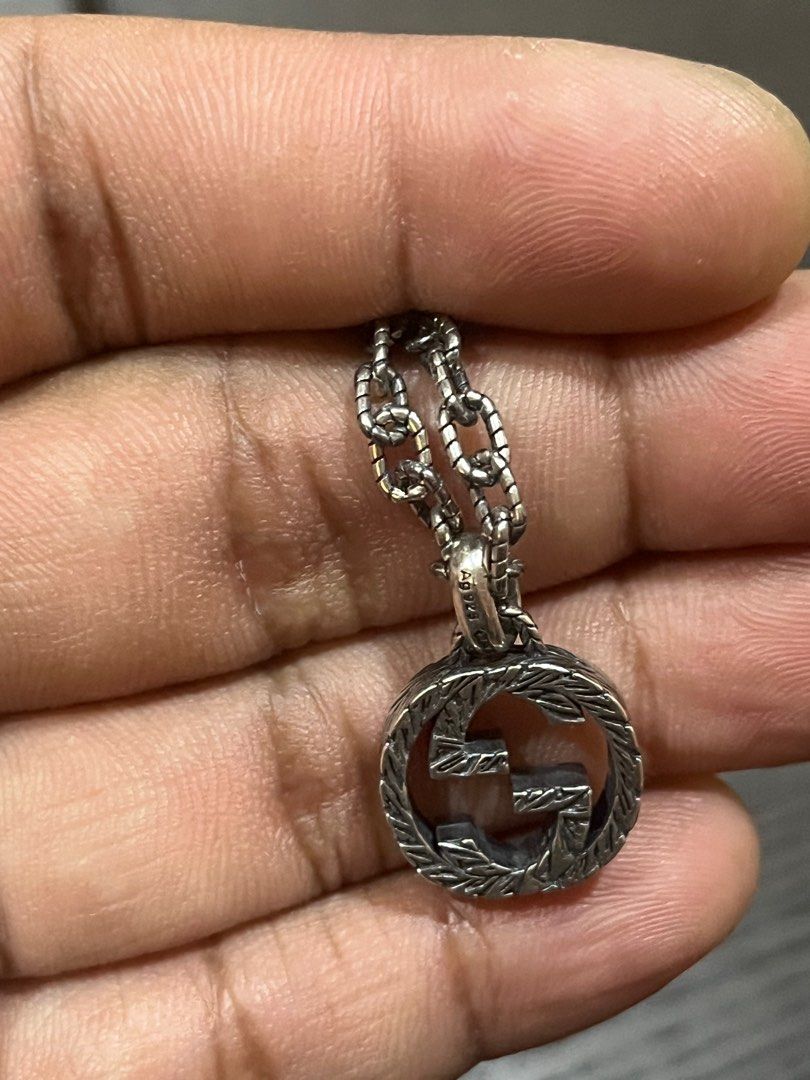 Gucci Ag 925 necklace Men s Fashion Watches Accessories