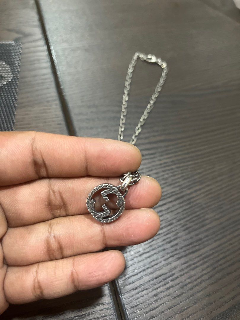 Gucci Ag 925 necklace Men s Fashion Watches Accessories