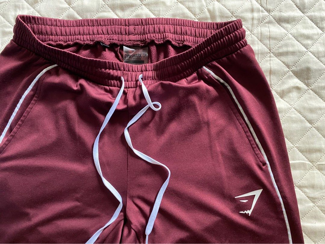 Gymshark Pants Size S Men's Recess Joggers Maroon