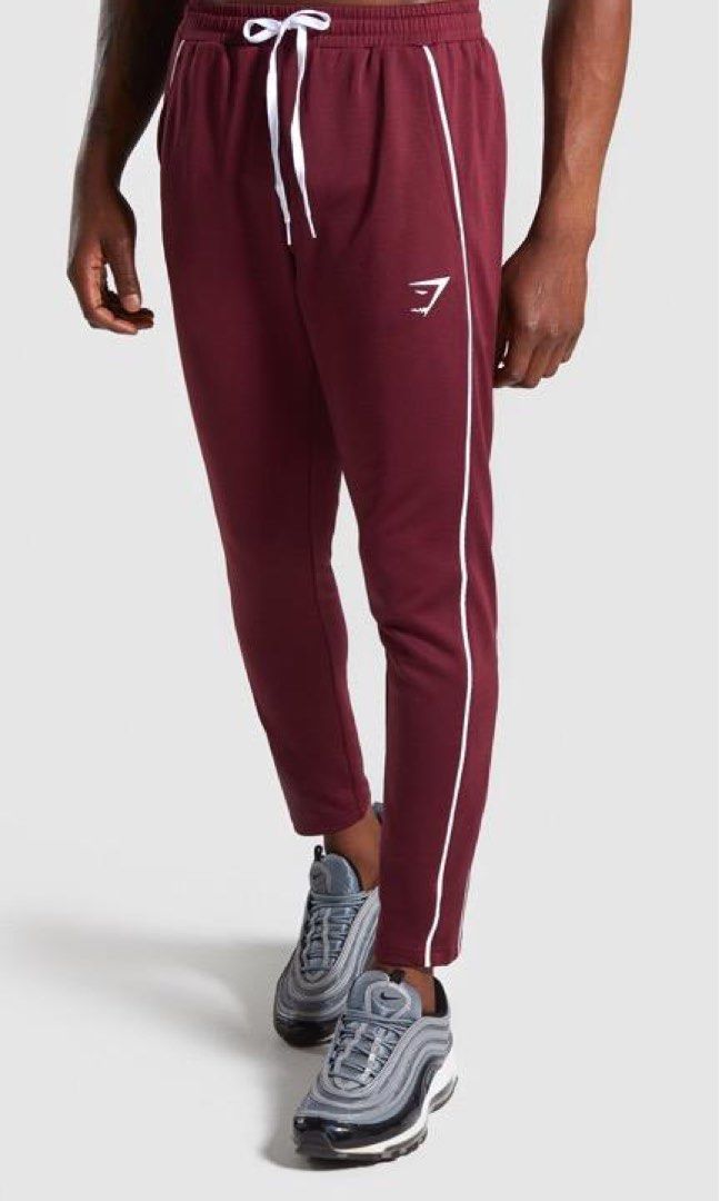 Gymshark crest joggers, Men's Fashion, Bottoms, Joggers on Carousell