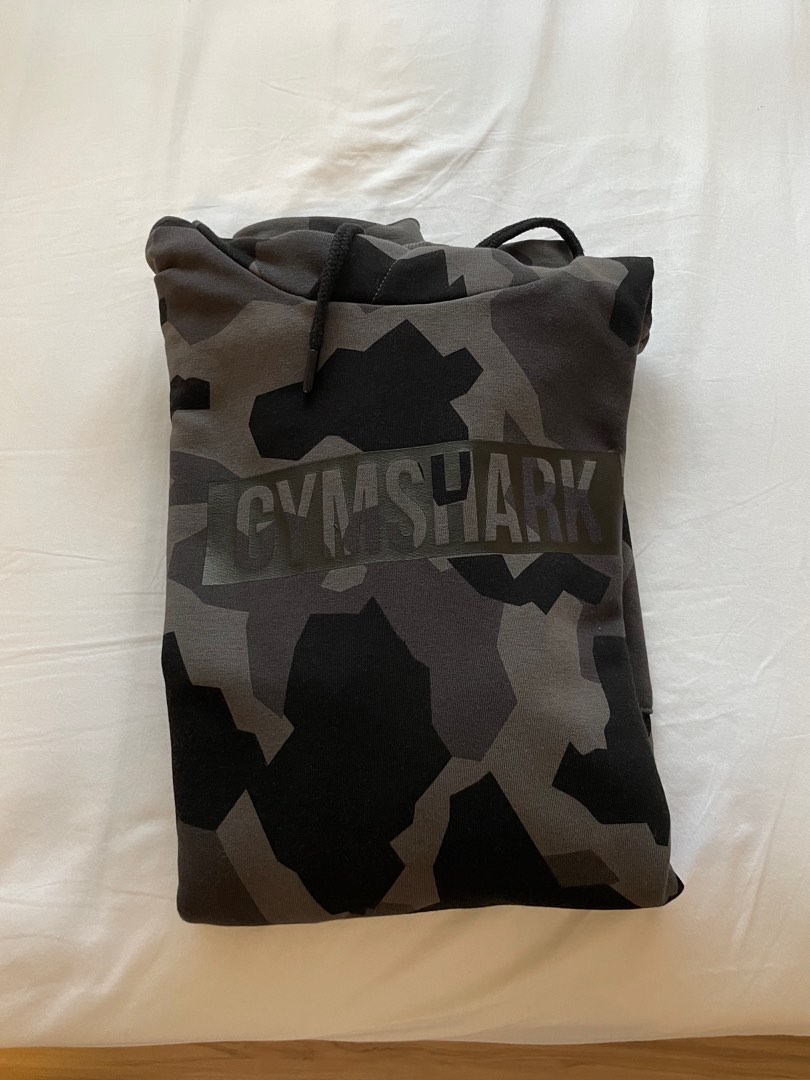 Gymshark Camo Hoodie Camouflage Size M Men s Fashion Coats