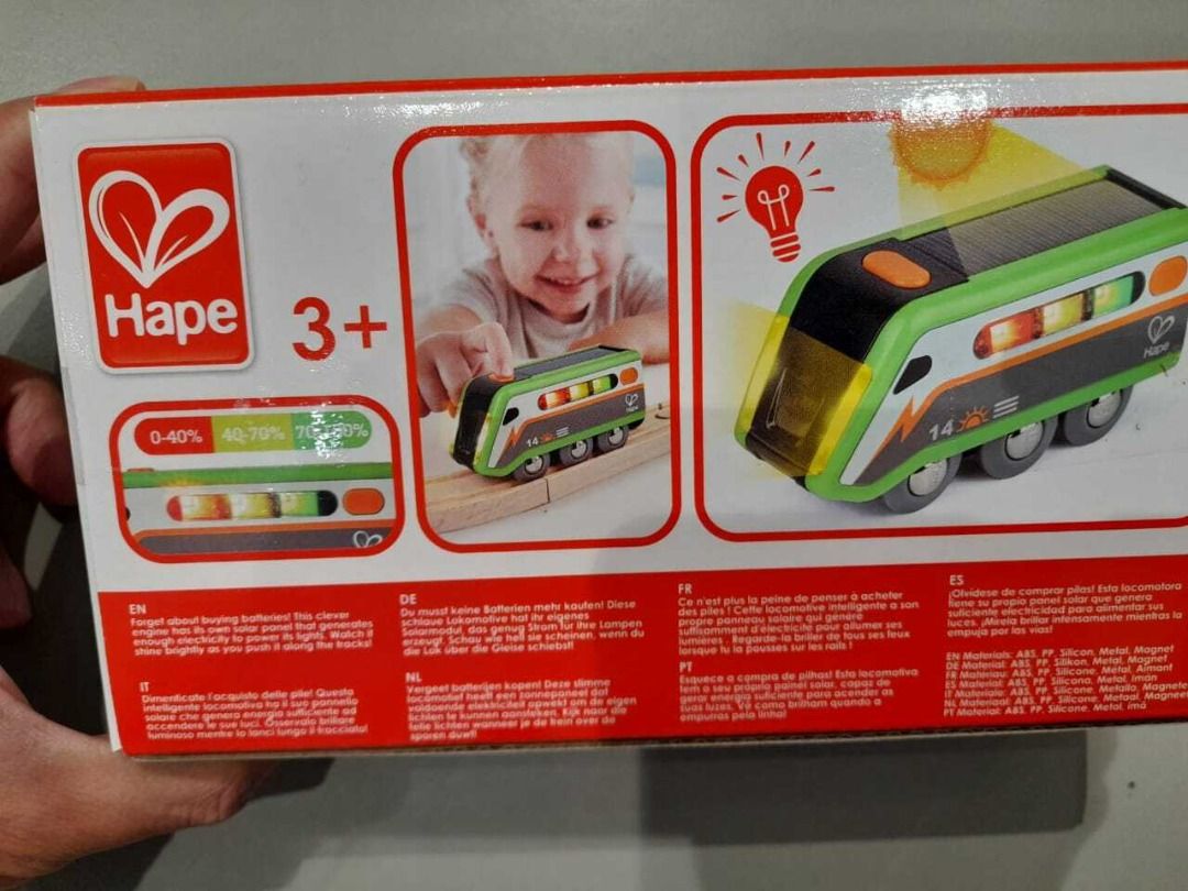 Hape solar powered train new arrivals