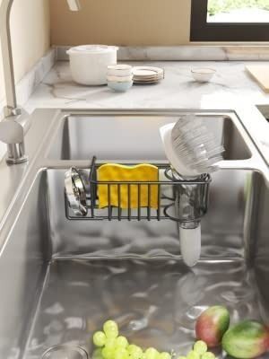 HapiRm Sponge Holder Kitchen Sink Caddy Organizer, Sponge