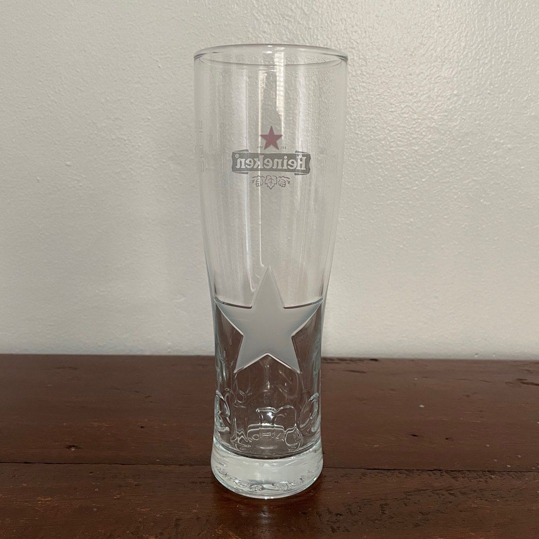 Heineken Embossed beer glass - 250 ml (Category: Water Bottles & Tumblers) located in Manila. Submitted by ozn3rol (Listing ID 1213240230, Image 2). Description: Never used.
