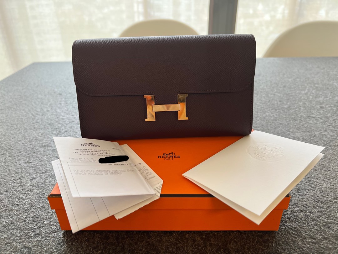 Hermes Constance Long Wallet (not To Go), Luxury, Bags & Wallets