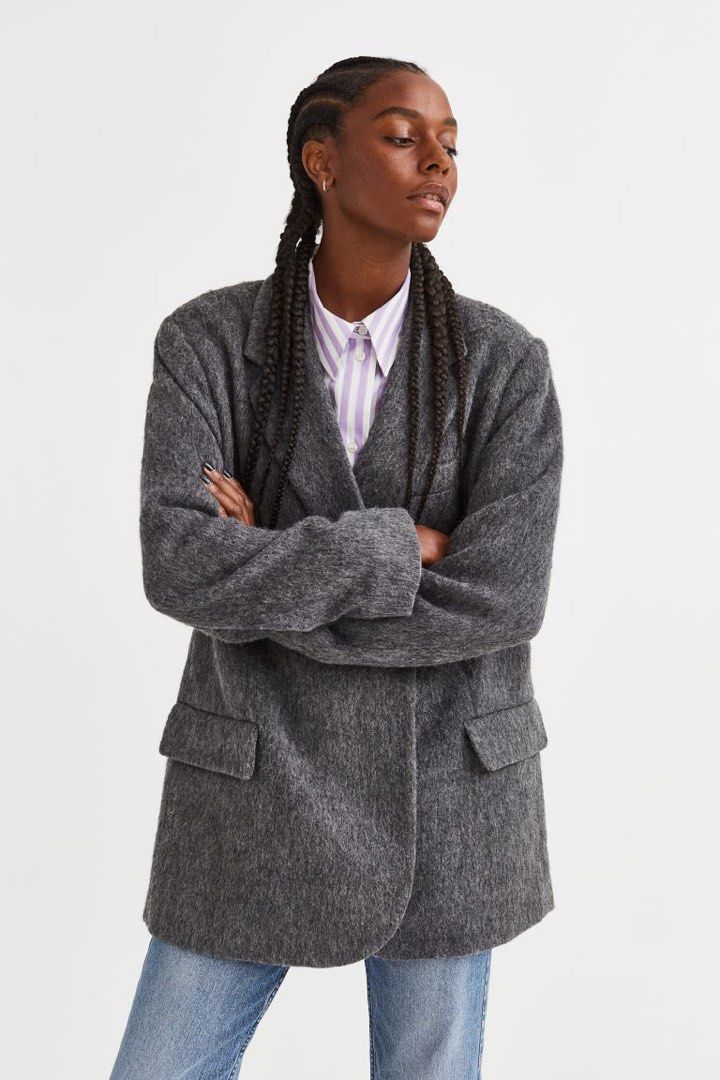 H&m wool blazer store