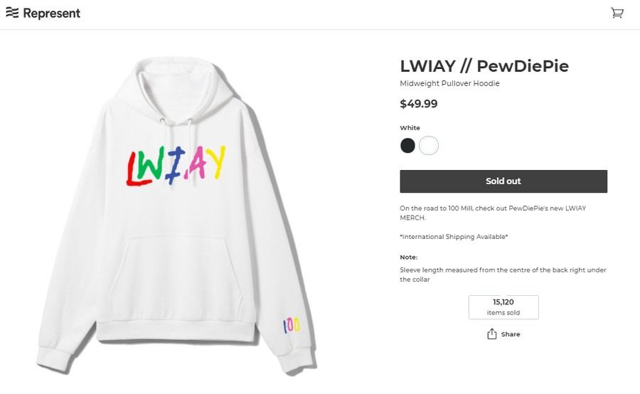 Lwiay hoodie sales