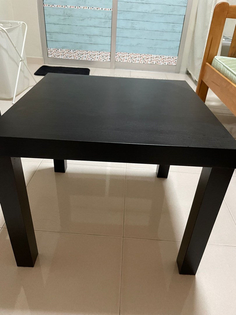 IKEA Lack side table (black), Furniture & Home Living, Furniture, Tables & Sets on Carousell