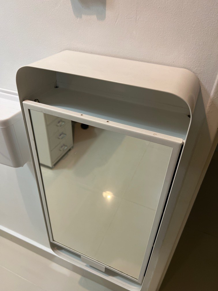 IKEA wall mounted mirror storage, Furniture & Home Living, Home Improvement & Organisation ...