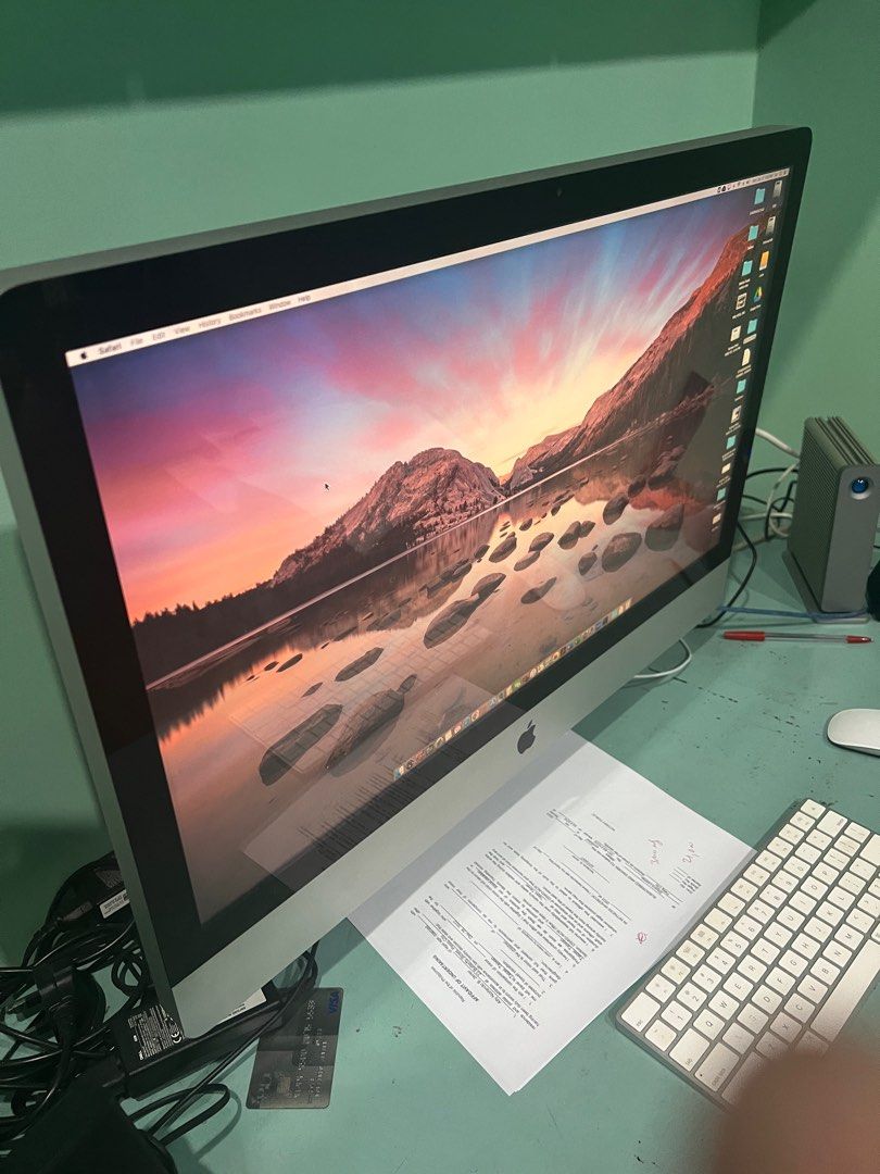 iMac 27 inch mid 2011 i5 with 1TB SSD (Category: Desktops) located in Makati City. Submitted by quickbrownfox.777 (Listing ID 1213265541, Image 2). Description: Selling my mid 2011 iMac 27 inch. -2.7 GHz Intel Core i5 - 1 Terra HD, so it boots fast and reads the files very quickly, replacing the CDROM - - 12 gig ram - original keyboard, one letter repeats sometimes. - original install discs and box. I’m the original owner. Used as backup for my M