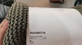 INGABRITTA 130X170CM SELIMUT RAJUT