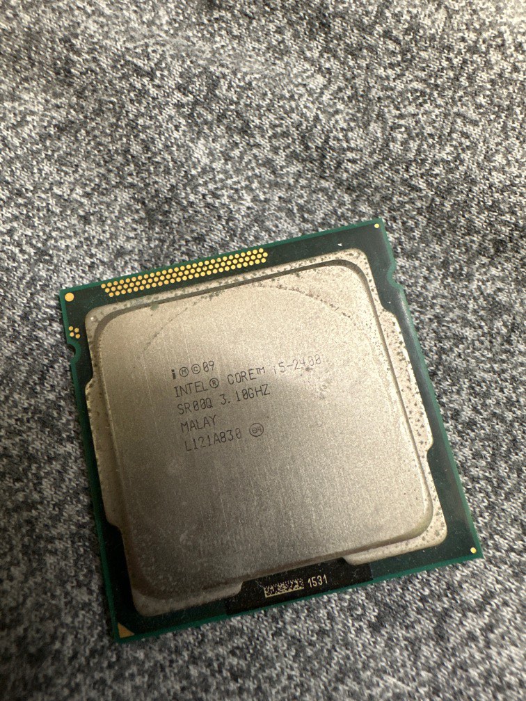 INTEL I5 2400 3.1GHz CPU, 電腦＆科技, 電腦周邊及配件, 電腦周邊產品 - Carousell