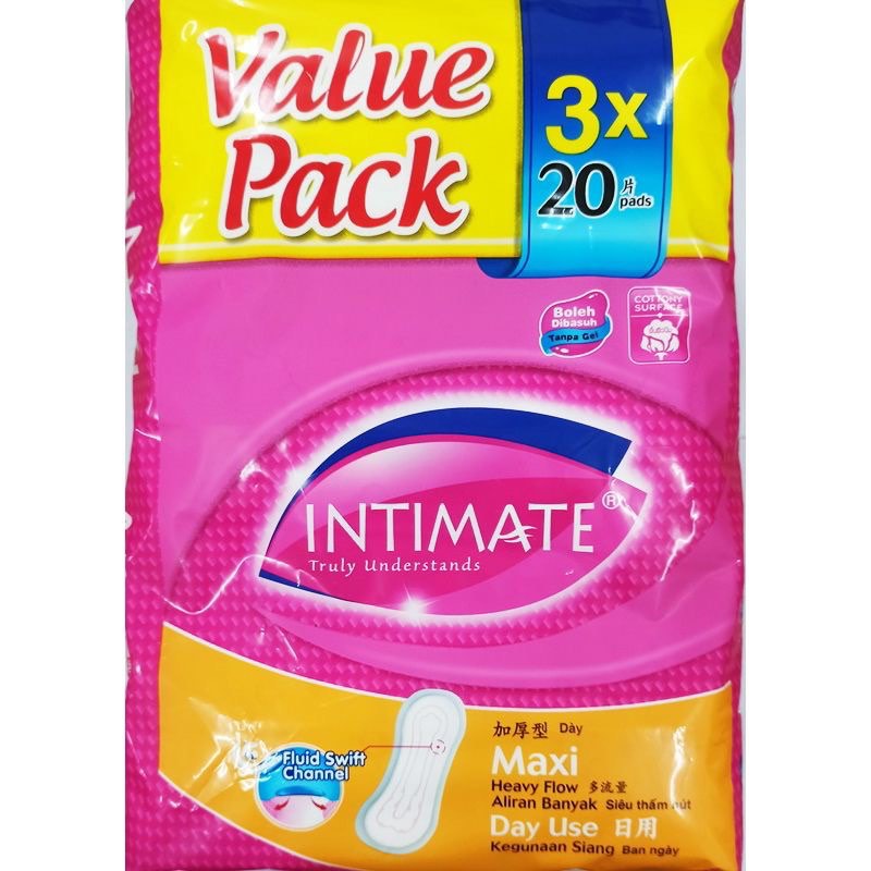 Intimate Maxi nonwing sanitary pad (day use), Beauty & Personal Care
