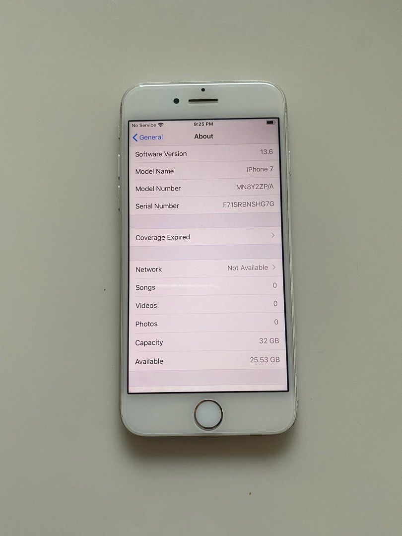 iPhone 7 Silver 32GB, Mobile Phones & Gadgets, Mobile Phones