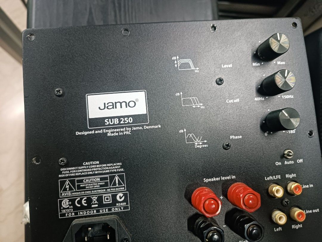 Jamo sub 250 active sub woofer As Is, Audio, Soundbars, Speakers