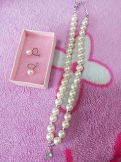 Japan Fashion Necklace & Earrings Ser
