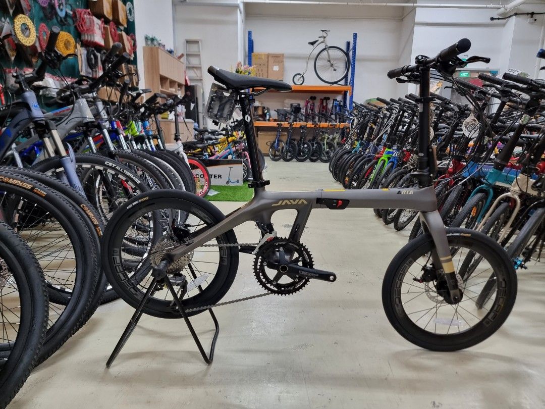 Java Anda Mtb Java Aria Carbon Foldable Bike | Shimano Altus | Hollowtech, Sports ...