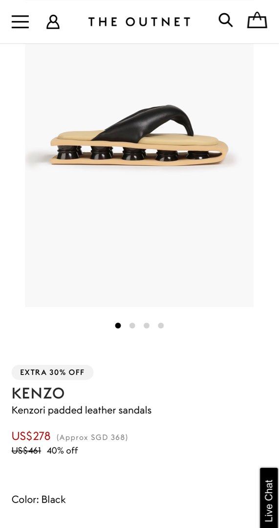 Kenzo Flip Flop, Luxury, Sneakers & Footwear on Carousell