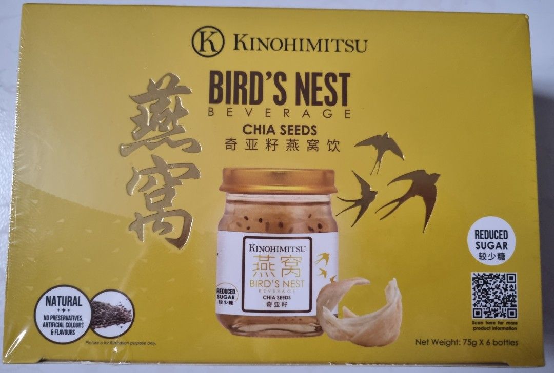 Kinohimitsu Bird Nest Red dates/Collagen/Chia Seeds, Health