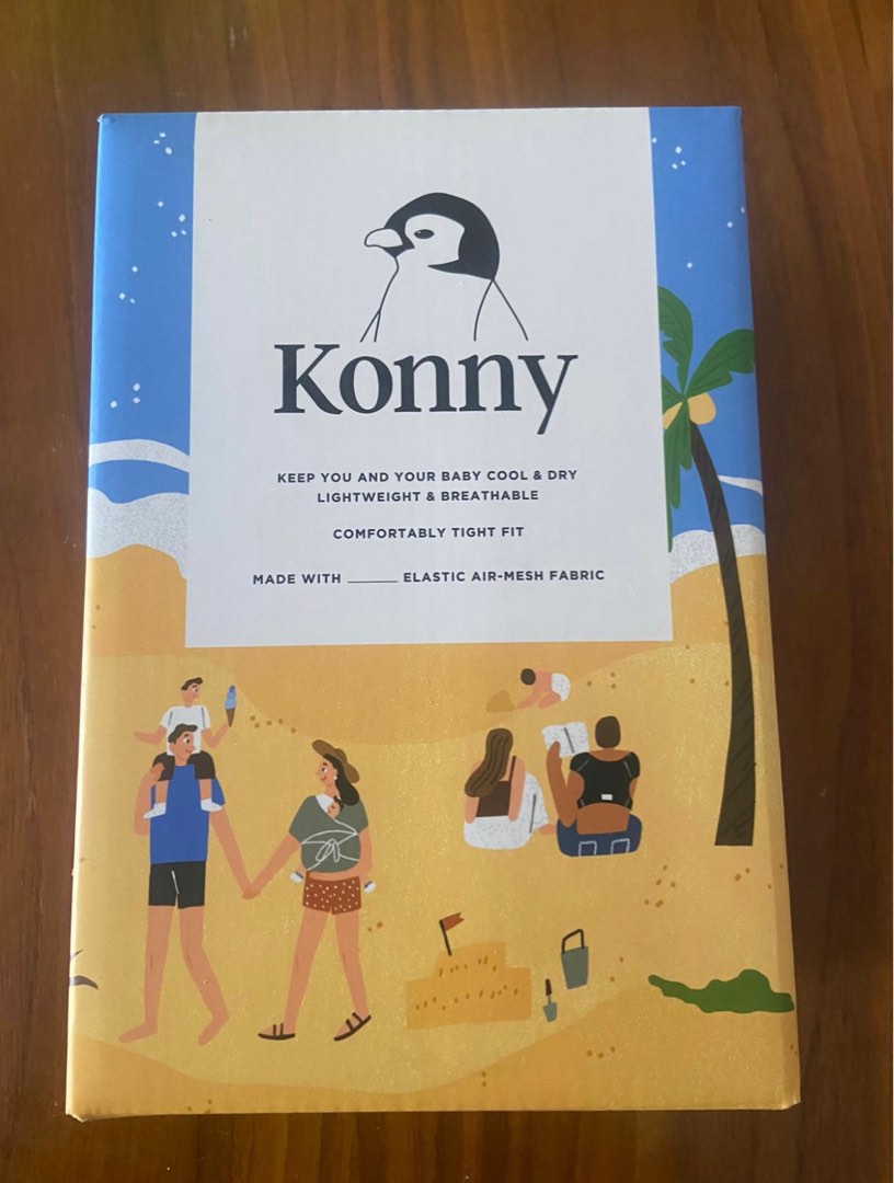 Konny Baby Carrier SUMMER Air Mesh (XS) Mocha colour, Babies & Kids