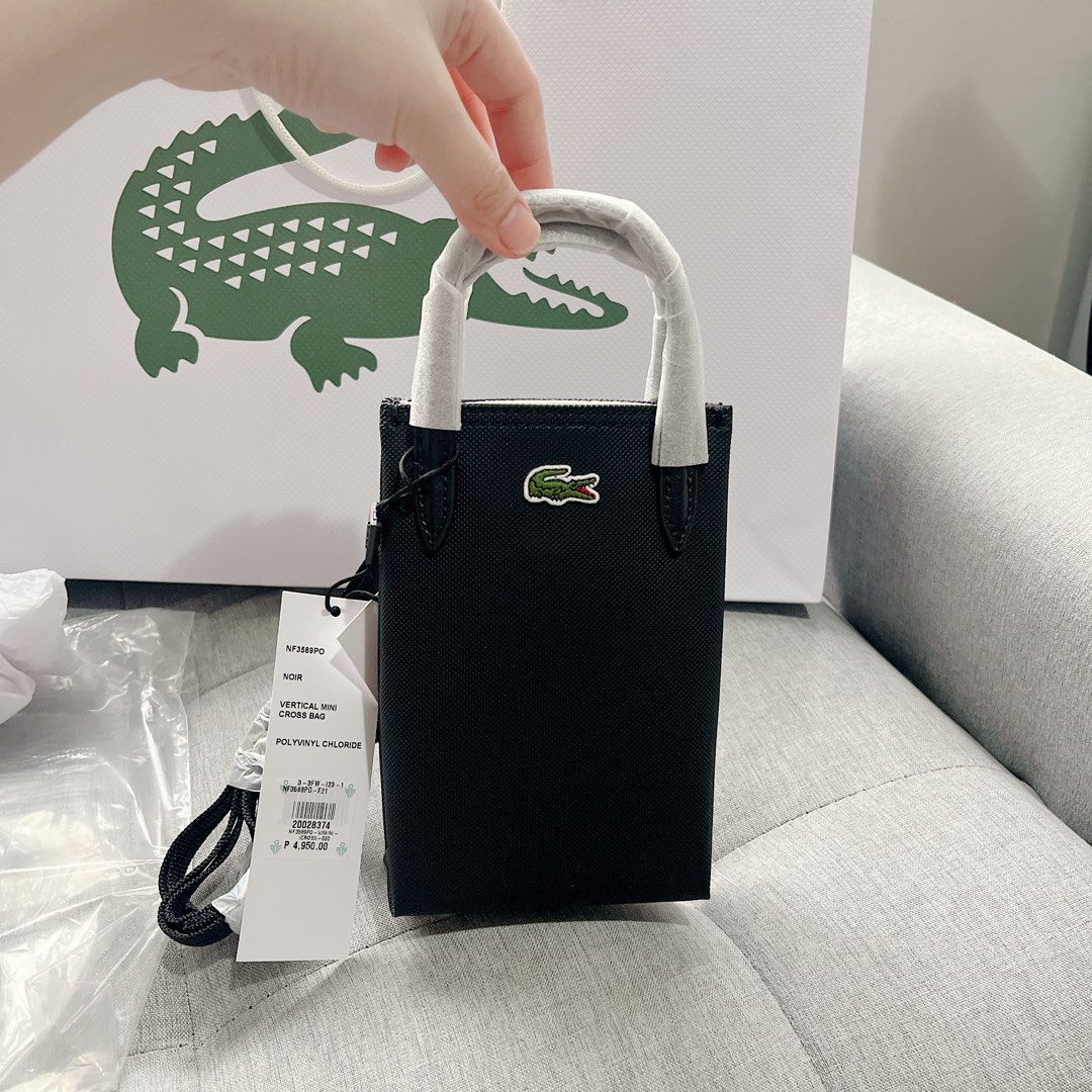 Lacoste mini sling deals bag