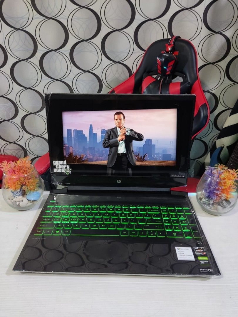 Laptop HP Pavilion Gaming Ryzen 5600 RAM 16GB/SSD 512GB VGA