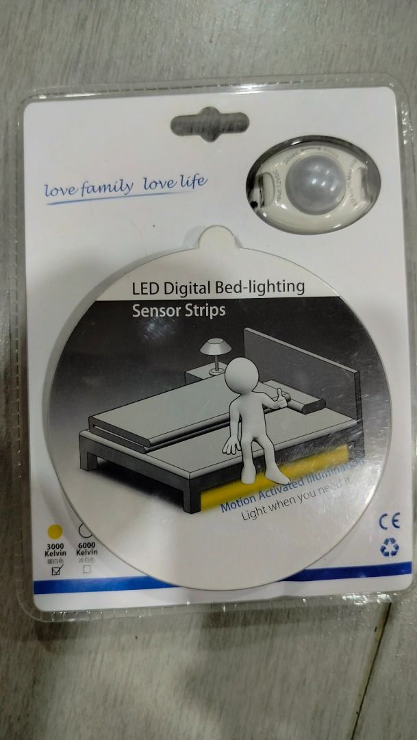LED Digital Bed Lighting Sensor Strips, Furniture & Home Living, Home