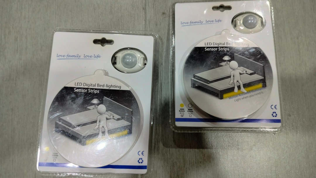 LED Digital Bed Lighting Sensor Strips, Furniture & Home Living, Home