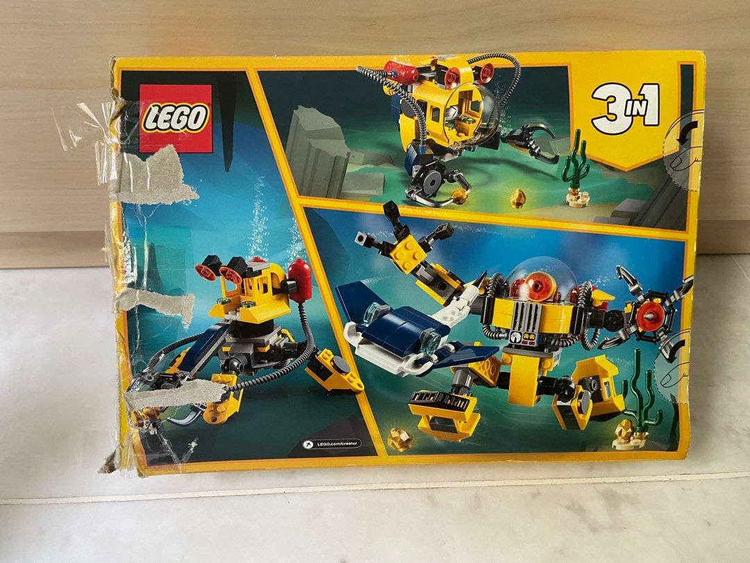  LEGO Creator 3in1 Underwater Robot 31090 Building Kit