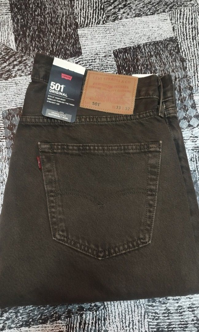 Dark top brown levis