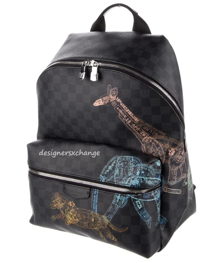 Louis Vuitton Damier Graphite Discovery Backpack Haversack Bag Model N45275 Limited Brand New with 2023 LV receipt Unisex