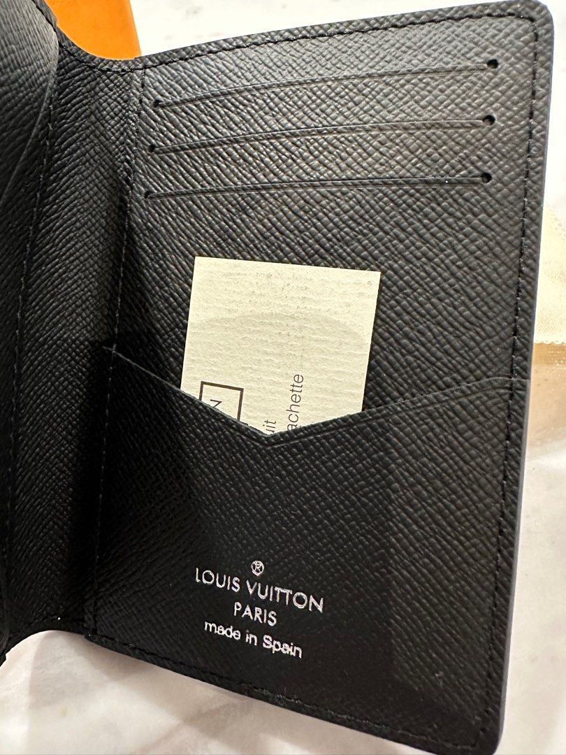 BRAND NEW LOUIS Vuitton Pocket Organizer Monogram Eclipse Black Canvas  M61696 $349.00 - PicClick