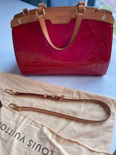 Louis-Vuitton-Vernis-Brea-MM-2Way-Hand-Bag-Amarante-M91619