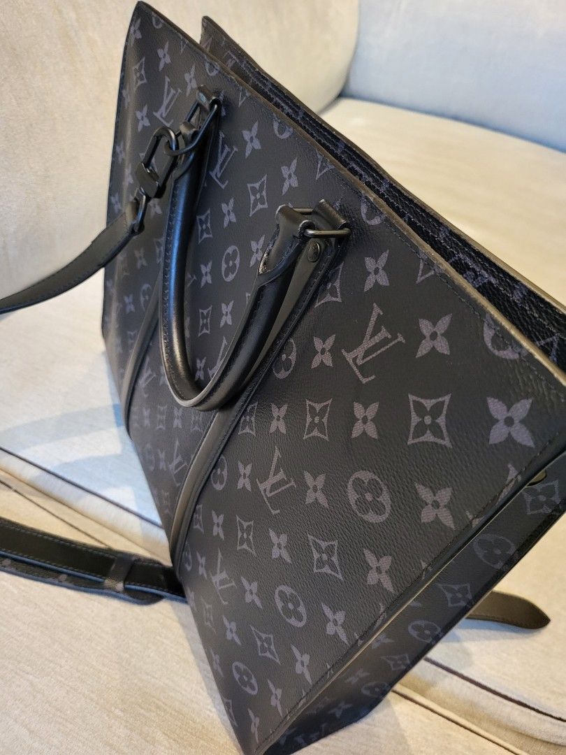 LOUIS VUITTON Monogram Carryall Laptop Travel Briefcase Clutch Bag   Chelsea Vintage Couture