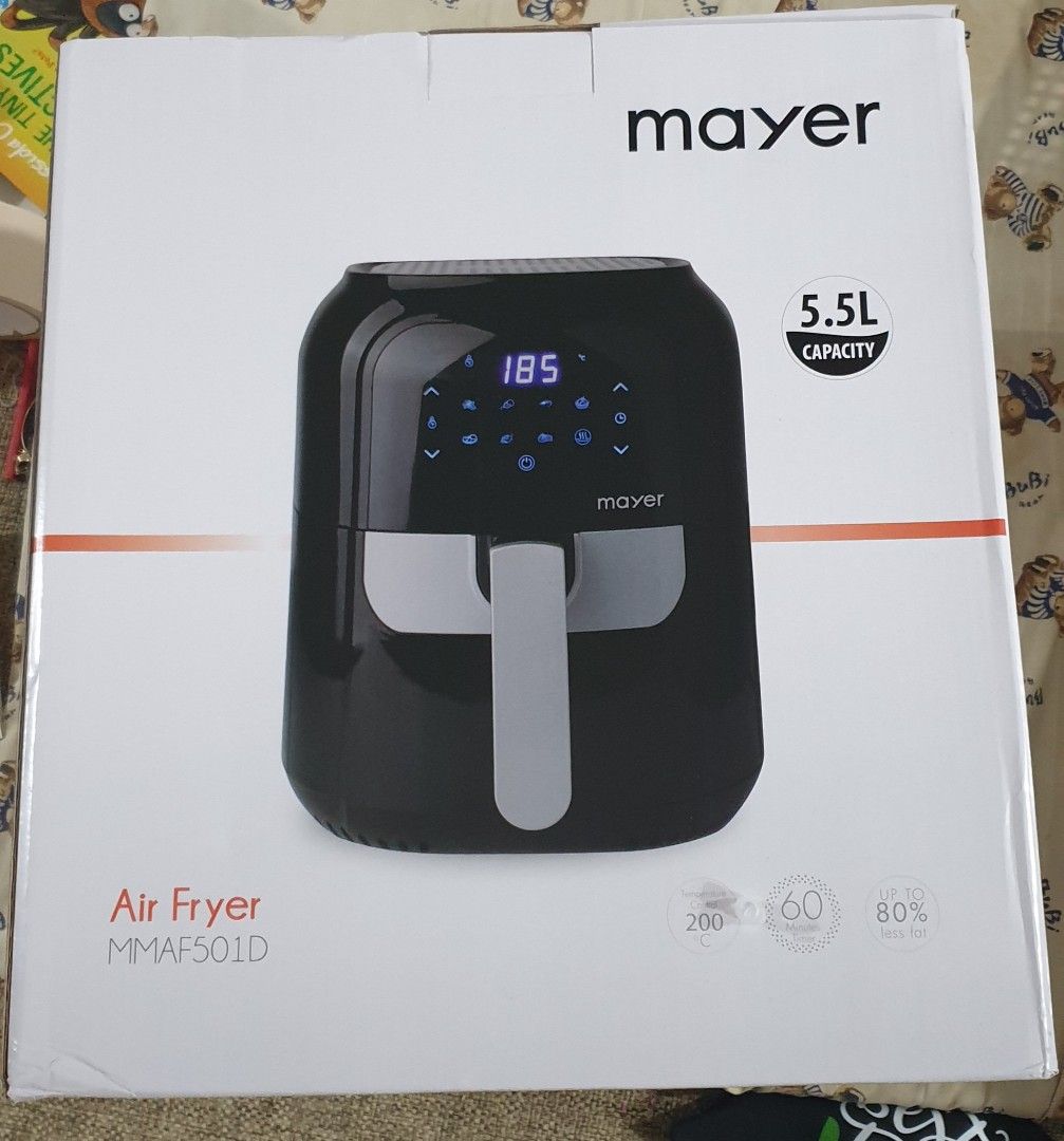 Mayer MMAF501D Air Fryer 5.5L, TV & Home Appliances, Kitchen Appliances