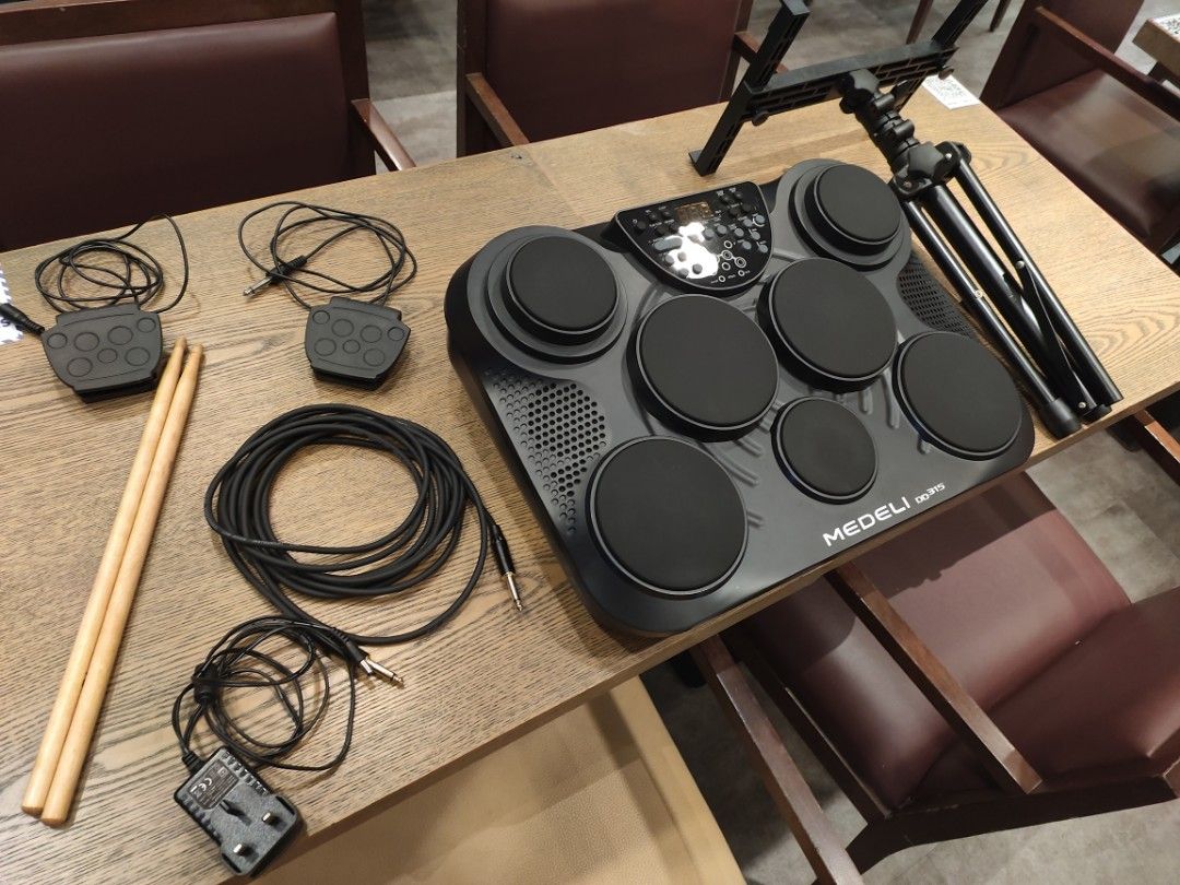 MEDELI DD-315 >> TABLE TOP PORTABLE ELECTRONIC DRUM KIT, Hobbies & Toys ...