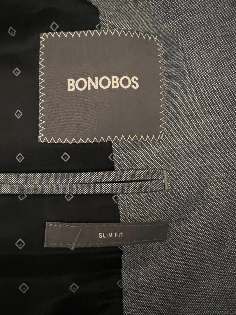 Men s Bonobos Light Blue Suit 36R Jacket 30 Pant Men s Fashion