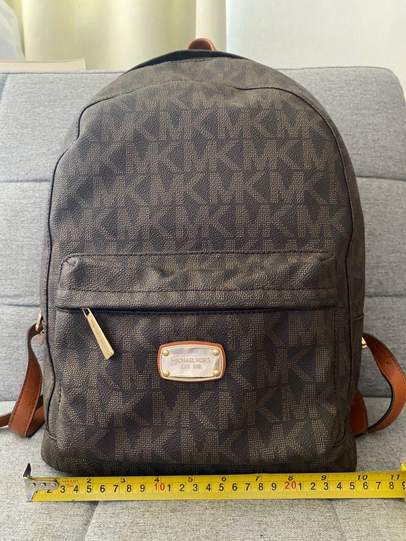 Free Shipping Luzon ✨ Michael Kors Monogram Backpack Large Size, Women's  Fashion, Bags & Wallets, Backpacks on Carousell