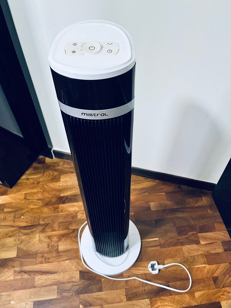 Mistral Tower Fan (with remote) for sale, Furniture & Home Living