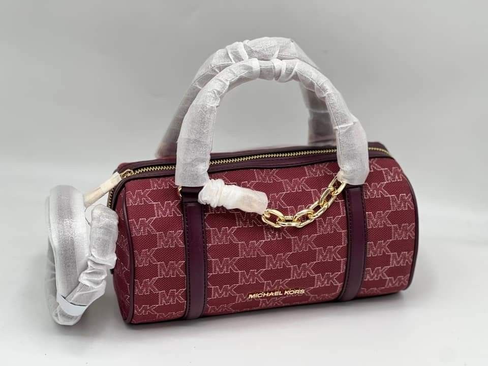 MK Barrel Crossbody Bag Women s Fashion Bags Wallets Cross
